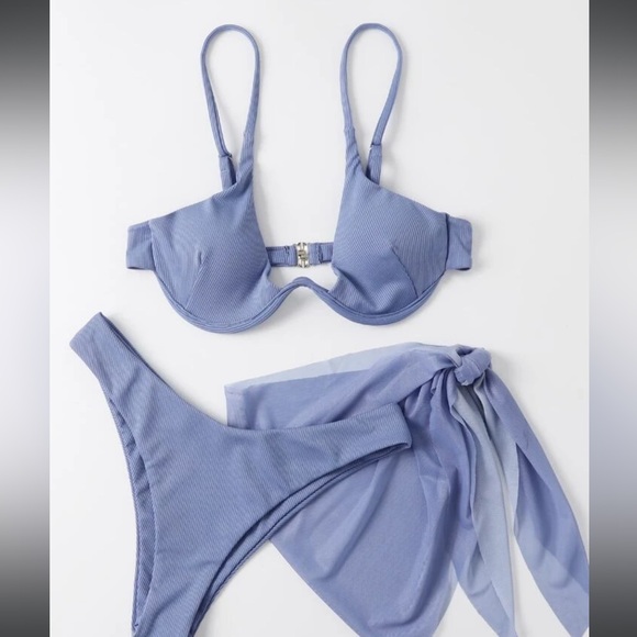 BNWT SHEIN 3pc underwire bathing suit - Picture 6 of 6